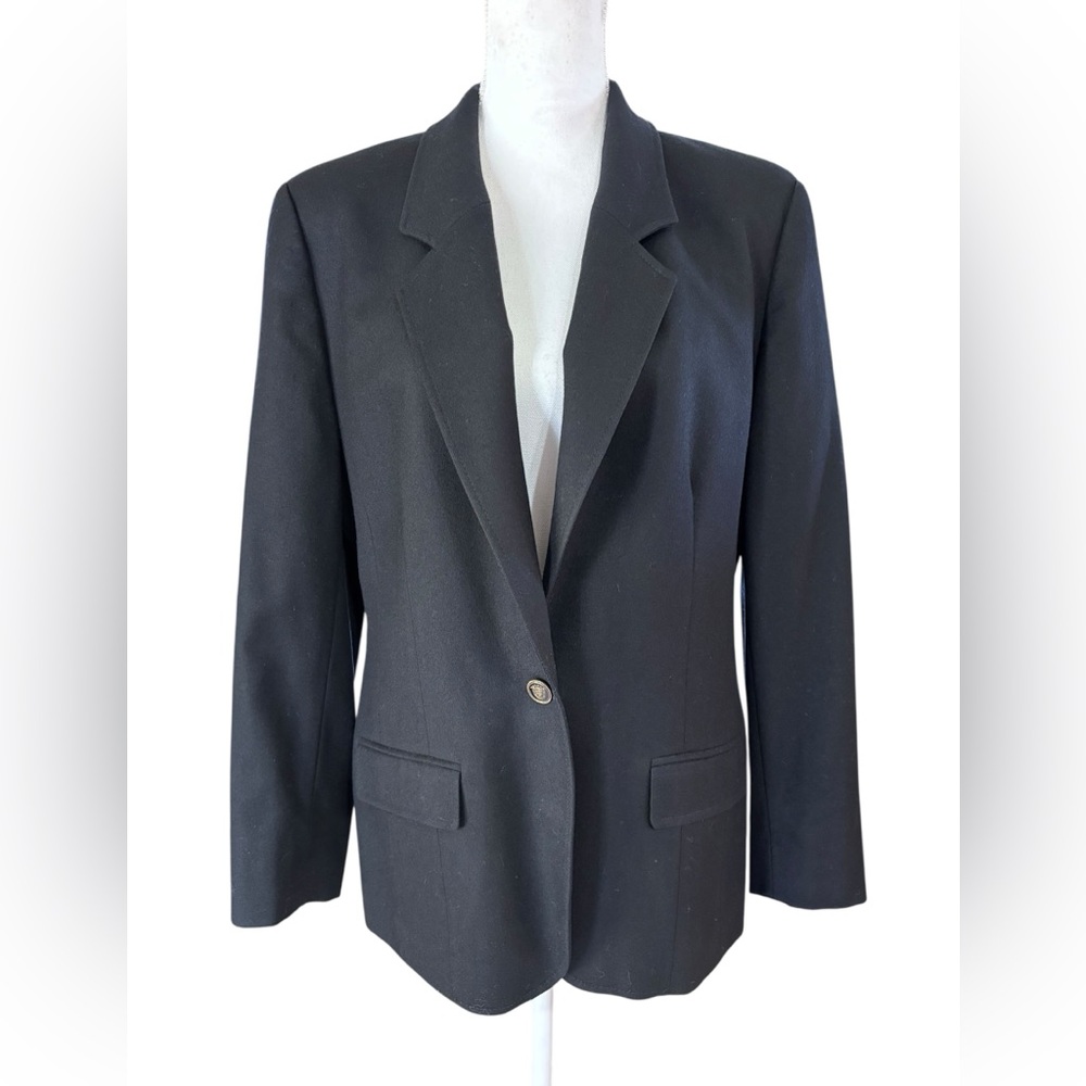 Vintage Pendleton 100% Virgin Wool Blazer – Size 14 – Made in USA